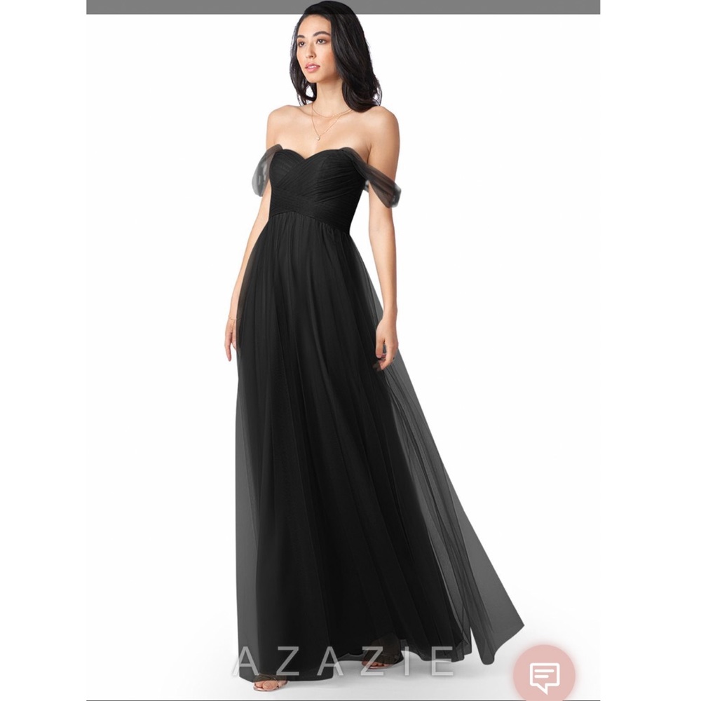 NWOT Azazie Valeria- Black Bridesmaids Dress